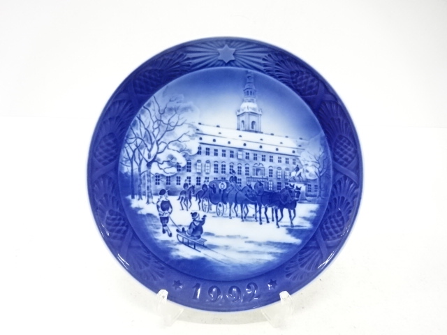 ROYAL COPENHAGEN　ロイヤルコペンハーゲン　「女王の馬車」　イヤープレート(1992年)　洋食器